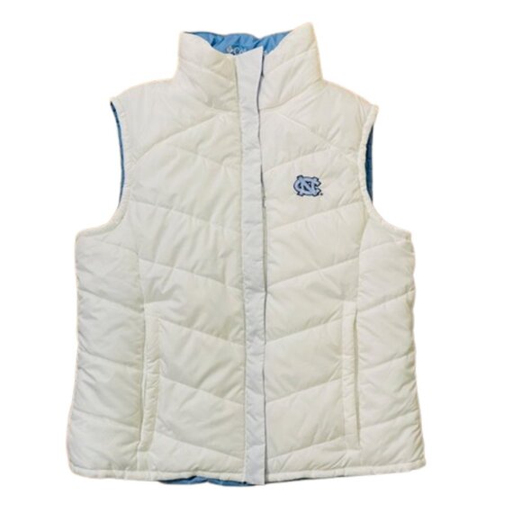 Columbia Jackets & Blazers - UNC Carolina Tarheels Columbia Reversible Puffer Vest Zip Front Large